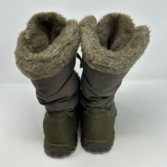 The North Face Lace Up Snow Boots Size 9 Green Waterproof Insulated Size 9 - Picture 7 of 12